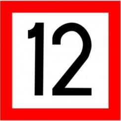 картинка Знак навигационный «2.3 Скорость ограничена»  1000х1000 мм, световозвращающий, металл 0.8 мм  в интернет-магазине Всезнаки.рф в Санкт-Петербурге