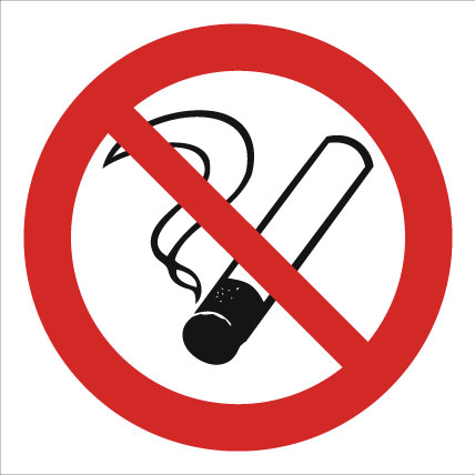 картинка Знак ИМО 8.2 "Запрещается курить", 150x150 мм, фотолюм, пленка  в интернет-магазине Всезнаки.рф в Санкт-Петербурге
