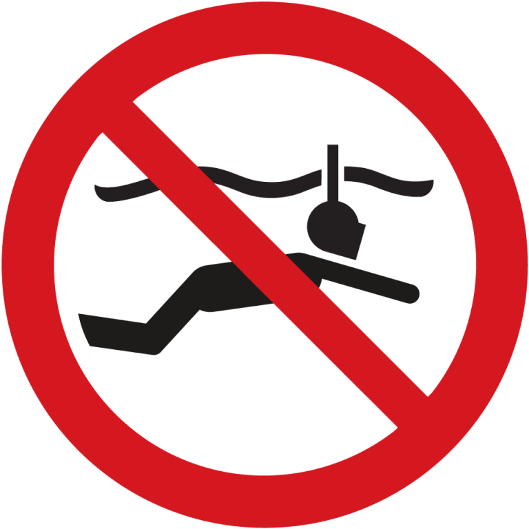 картинка Знак «Плавание с маской и трубкой запрещено» 500х500 мм, пленка  в интернет-магазине Всезнаки.рф в Санкт-Петербурге