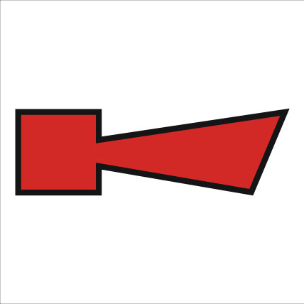 картинка Знак ИМО 3.3 "Сирена пожарной сигнализации", 150x150 мм, фотолюм, пленка  в интернет-магазине Всезнаки.рф в Санкт-Петербурге