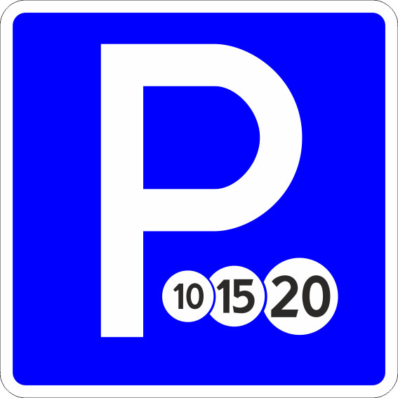 картинка Знак "6.4.2Д Платная парковка для автотранспорта»,B=600,Тип А Коммерческая (3 года),металл 0.8 мм  в интернет-магазине Всезнаки.рф в Санкт-Петербурге